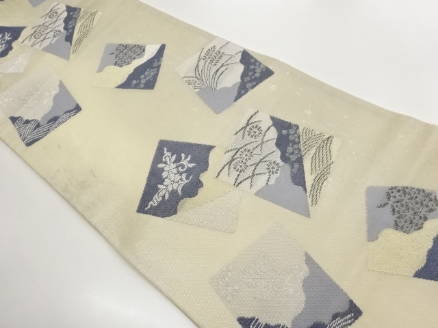 JAPANESE FUKURO OBI FOR SUMMER / WOVEN WAVE